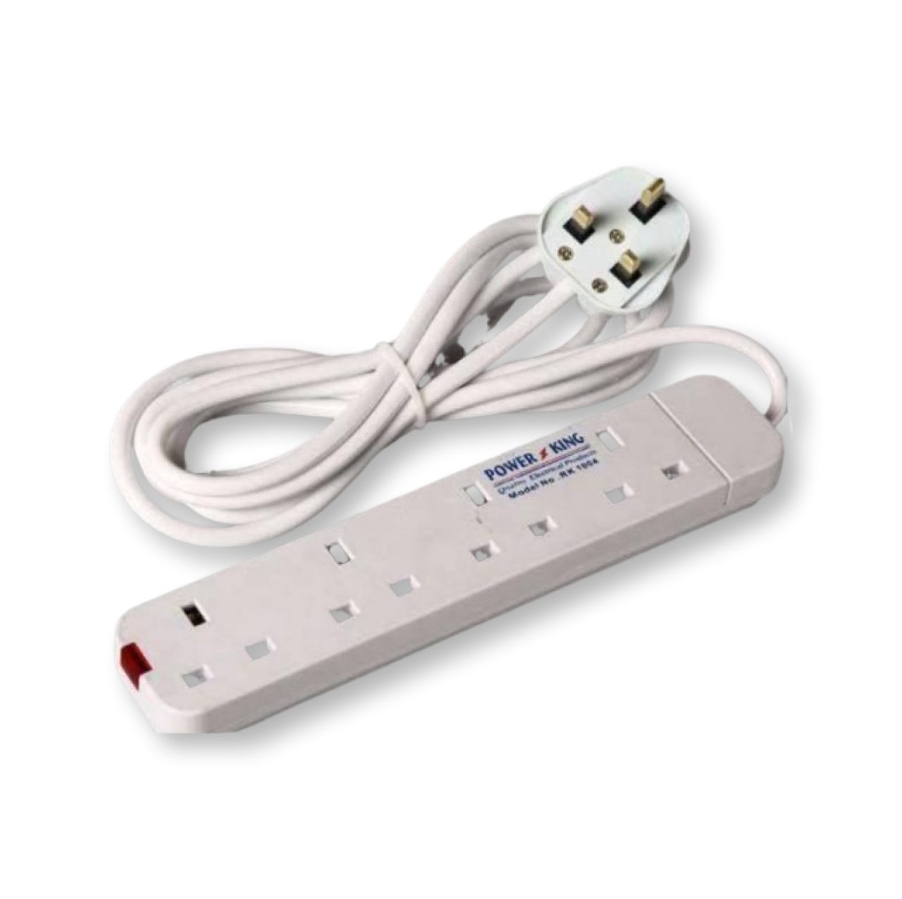 power king 4 way extension socket