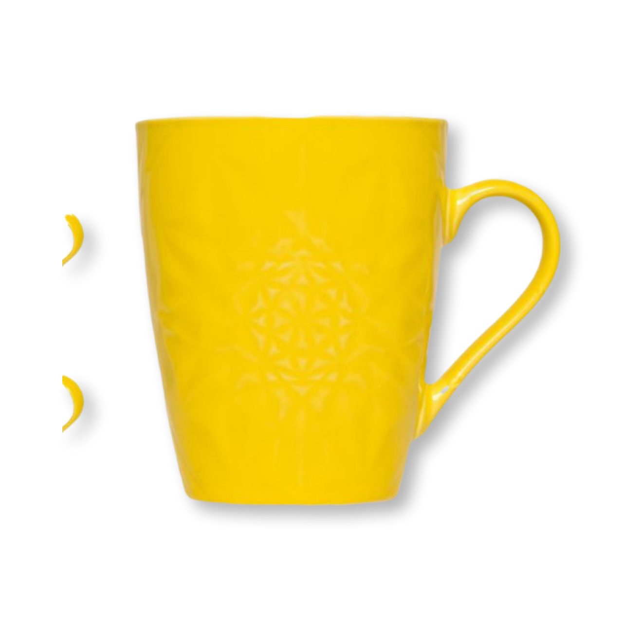 Sundabest 6pcs Ceramic mugs yellow