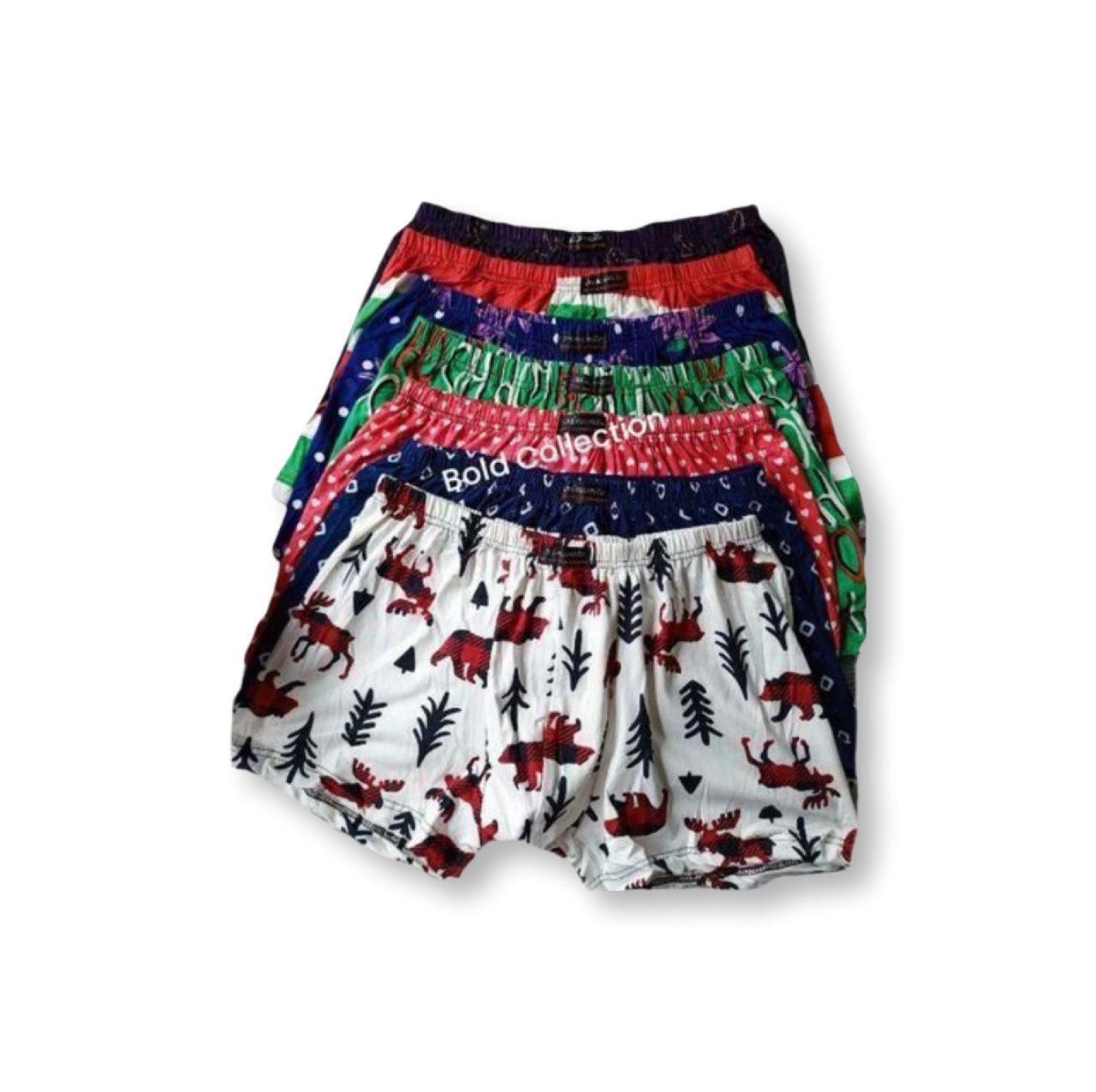6pcs soft multi colored men's Boxer