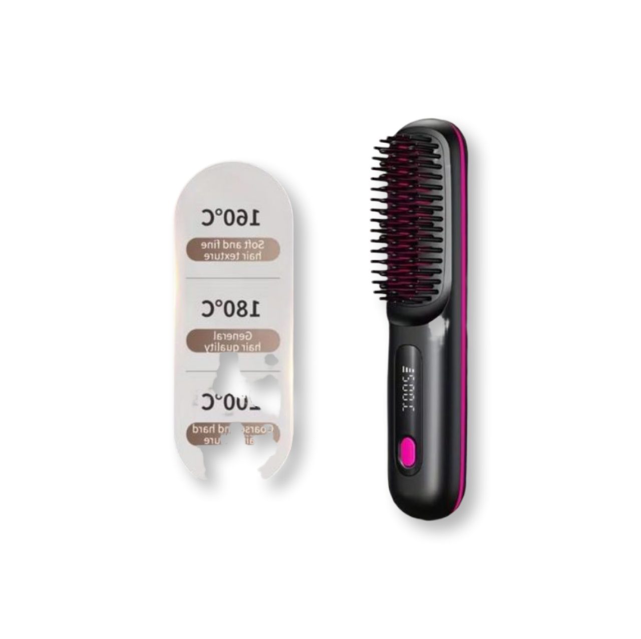 Portable electric hot comp brush