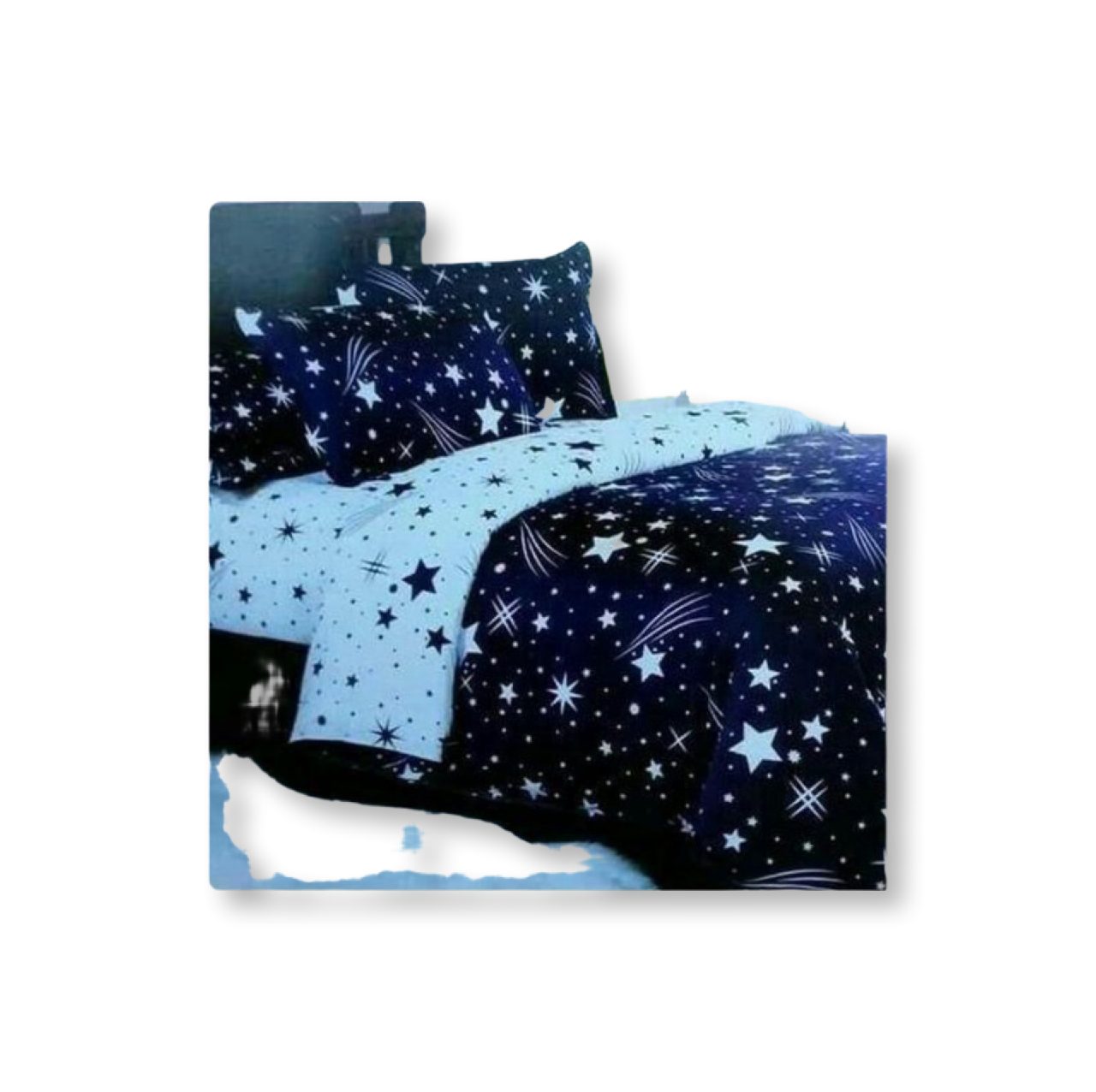 Multicolored Duvet blanket, sheet, 2 pillow case