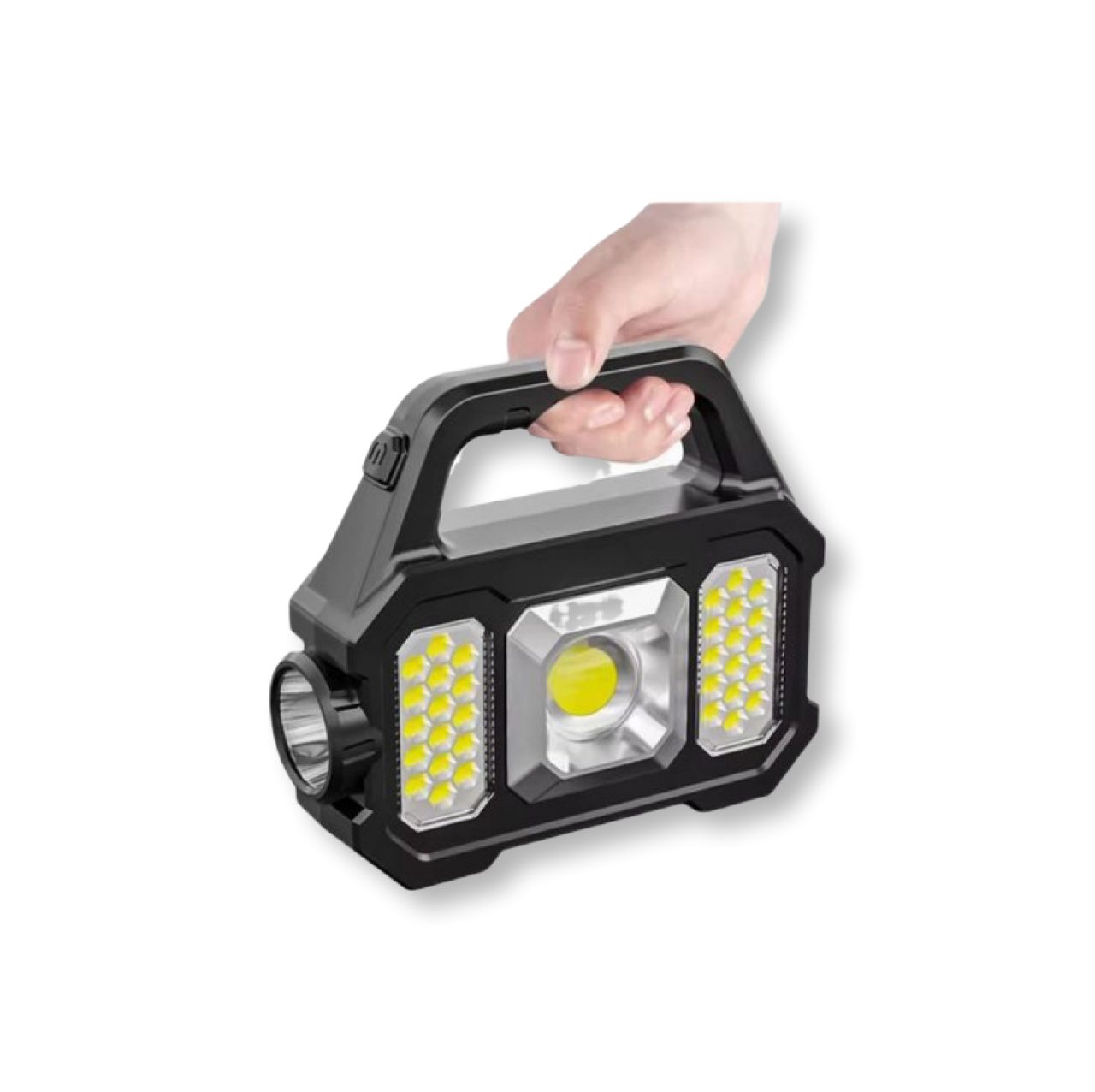 Solar & Usb Rechargeable Flashlight Touch