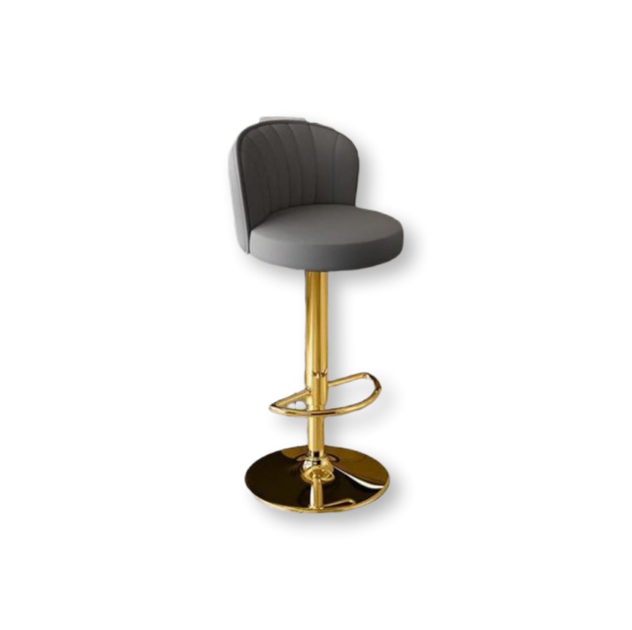 luxury European leather bar chair