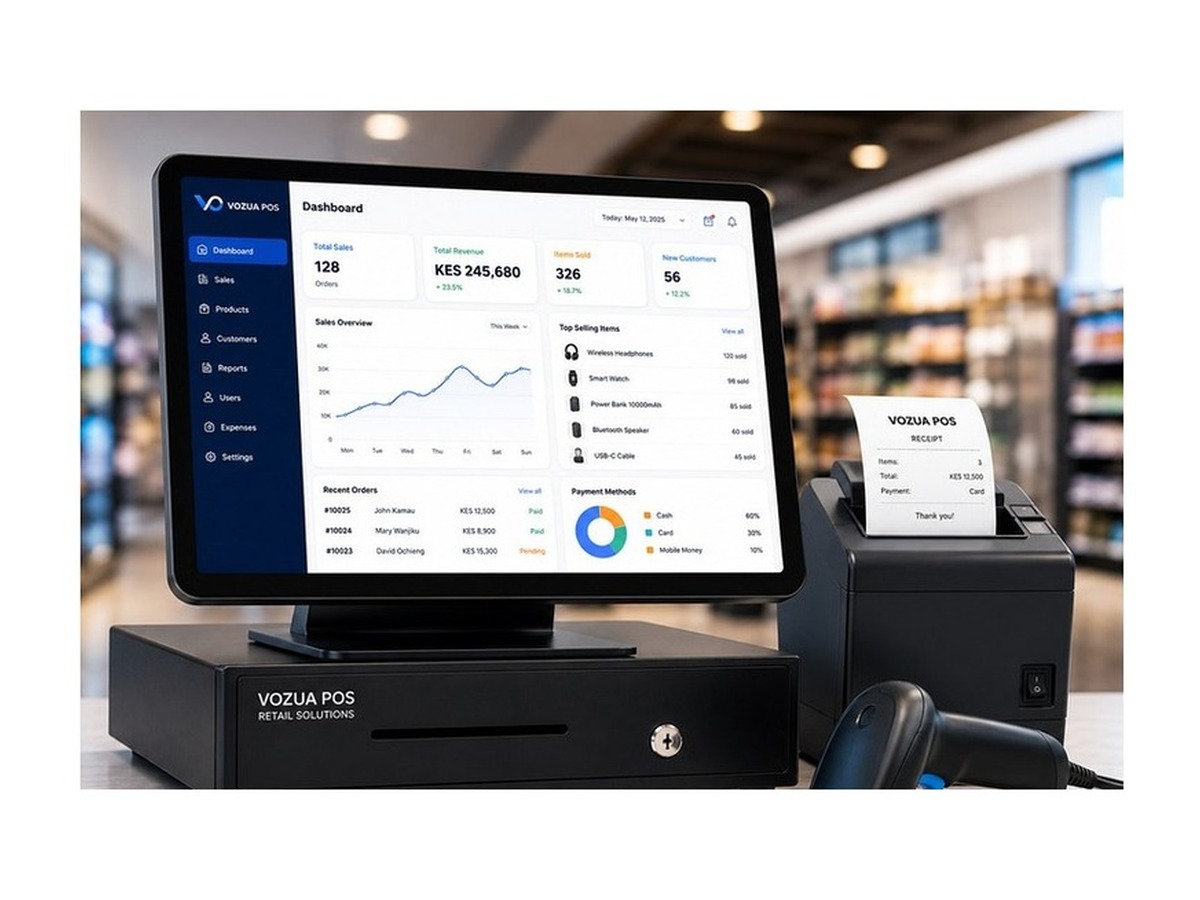 Vozua POS Professional Supermarket Kit